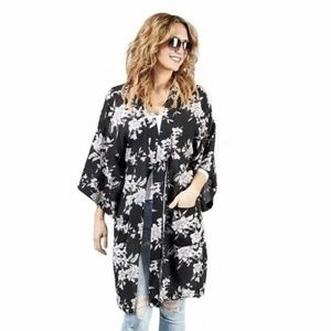 Floral Thin Robe - One Size